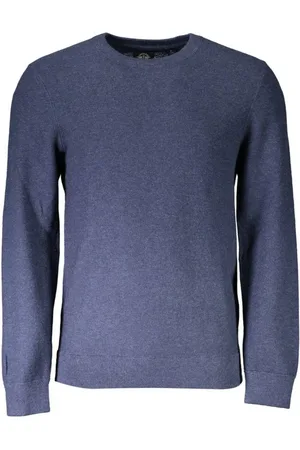 Dockers Homme, Pulls, Bleu, Taille: S Pull en Coton Bleu Col Rond