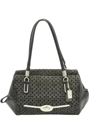 Coach Femme, Pre-owned, Noir, Taille: ONE Size Pre-owned Tissu sacs-ports-paule