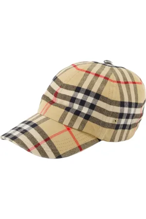 Burberry Unisex, Accessoires, , Taille: M Casquette Snapback à Carreaux Style Vintage