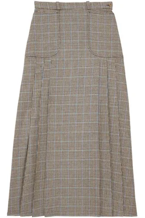 Inès de la Fressange Femme, Jupes, Multicolore, Taille: 38 FR Jupe pied-de-poule Leila