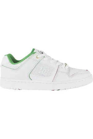 Dcshoes Homme, Chaussures, Blanc, Taille: 40 EU Baskets en cuir avec technologie Impact-A?