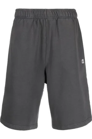 AMBUSH Homme, Shorts, Gris, Taille: S Shorts de Piste Élastiques à Imprimé Logo