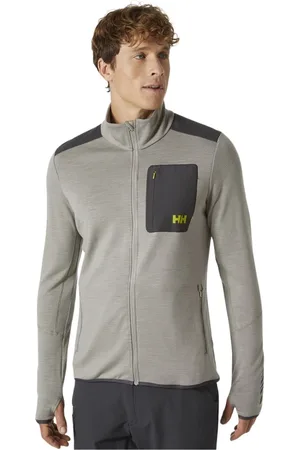 Helly Hansen Homme, Vestes, Gris, Taille: S Veste Merino Midlayer