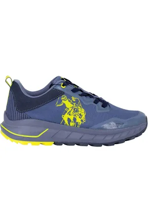 U.S. Polo Assn. Homme, Chaussures, Bleu, Taille: 40 EU Baskets Bleues avec Logo Latéral