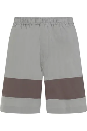 CRAIG GREEN Homme, Shorts, Multicolore, Taille: M Shorts en Coton Gris Taille Élastique