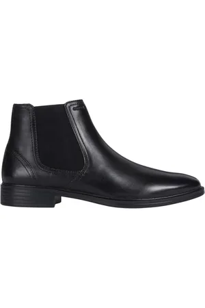 Geox Homme, Chaussures, Noir, Taille: 45 EU Bottines Noires pour Homme