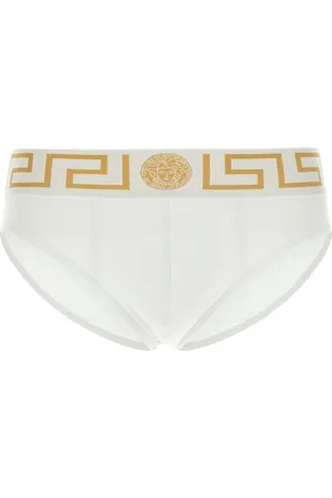 VERSACE Homme, Sous-vêtements, Blanc, Taille: M Collection Intimo Élégante Sous-vêtements pour Hommes