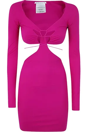 Amazuìn Femme, Robes, Rose, Taille: ONE Size Robe Mini Estelle Violette Rose