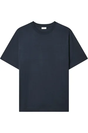 DRIES VAN NOTEN Homme, Tops, Bleu, Taille: S T-shirt col rond bleu marine