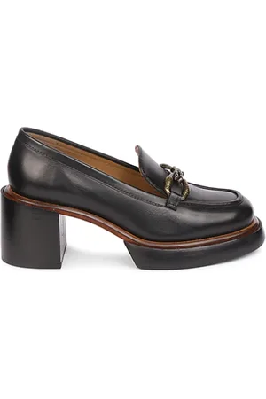 Emanuélle vee Femme, Chaussures, Noir, Taille: 38 EU Mocassins en Cuir Fait Main