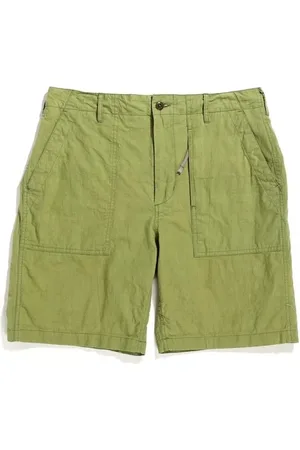 ENGINEERED GARMENTS Homme, Shorts, Vert, Taille: S Shorts en coton décontractés pour hommes