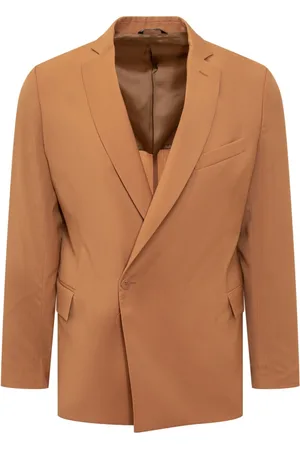 COSTUMEIN Homme, Vestes, Brun, Taille: M Blazer Homme à Boutonnière Simple