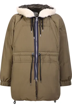SACAI Homme, Vestes, Vert, Taille: S Doudoune kaki avec capuche