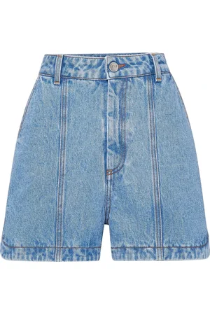 MVP Wardrobe Femme, Shorts, Bleu, Taille: 36 FR Shorts en Denim pour Femmes
