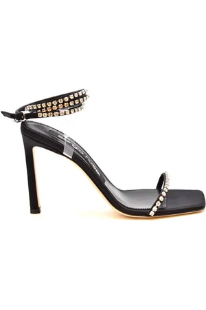 Sergio Rossi Femme, Chaussures, Noir, Taille: 35 1/2 EU Sandales à talons hauts pour femmes