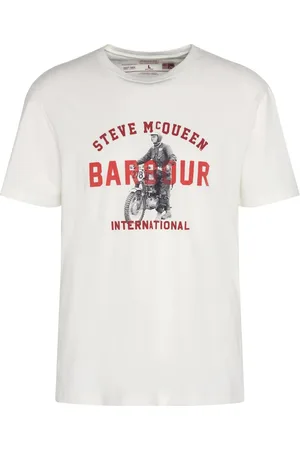 Barbour Homme, Tops, Blanc, Taille: XL Vintage Speedway T-shirt Graphique