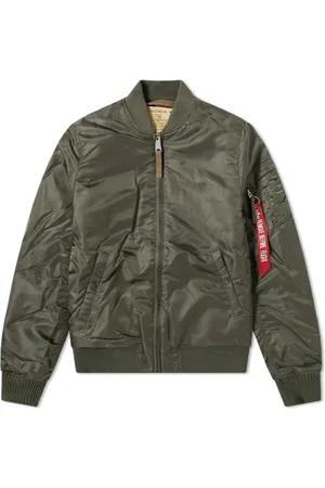Alpha Industries Homme, Vestes, Gris, Taille: M Veste de vol Vintage Fit Grise