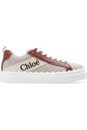 Chloé Femme, Chaussures, Blanc, Taille: 36 EU Lauren Baskets