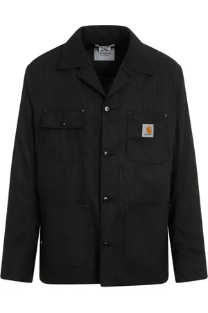 JUNYA WATANABE Homme, Vestes, Noir, Taille: M Veste noire à poches multiples
