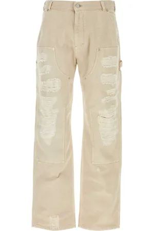 1017 ALYX 9SM Femme, Pantalons, , Taille: 38 FR Jean en Denim Sable à Jambes Larges