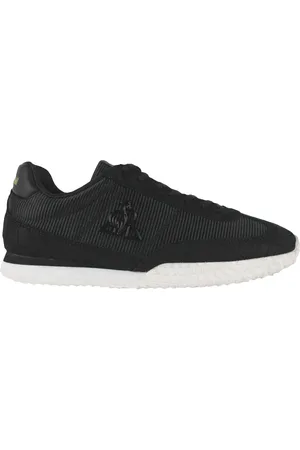 Le Coq Sportif Femme, Chaussures, Noir, Taille: 36 EU Baskets de course avec insertions en daim