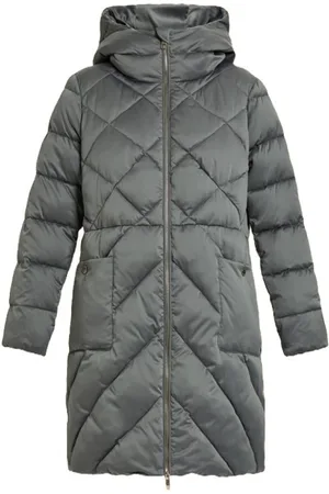 Persona by Marina Rinaldi Femme, Manteaux, Gris, Taille: 42 FR Manteau Duvet Végan avec Capuche