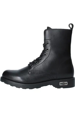 Cult Femme, Chaussures, Noir, Taille: 37 EU Bottines à lacets pour femmes