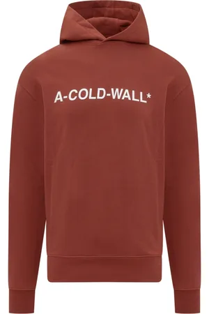 A-cold-wall* Homme, Sweatshirts et sweats à capuche, Rouge, Taille: L Sweat à Capuche avec Logo pour Homme