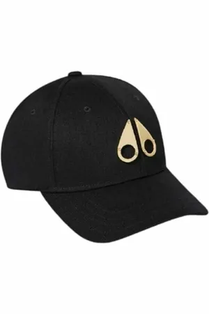 Moose Knuckles Homme, Accessoires, Noir, Taille: ONE Size Casquette Noire avec Logo Élégant