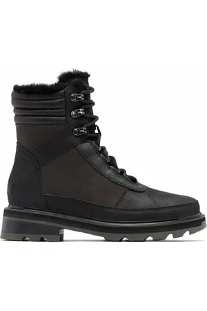 sorel Femme, Chaussures, Noir, Taille: 38 EU Lennox Lace Cozy Booties