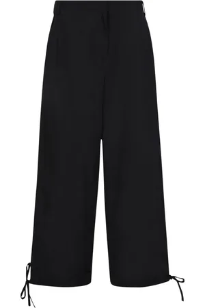Msgm Femme, Pantalons, Noir, Taille: 36 FR Pantalon Large de Luxe