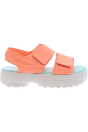 Melissa Femme, Chaussures, Rose, Taille: 38 EU Sandales Plates Rose Saumon