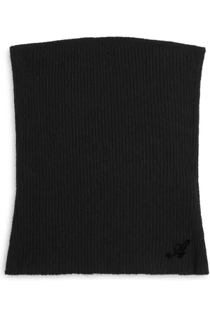 Axel Arigato Femme, Tops, Noir, Taille: 38 FR Haut sans bretelles en tricot côtelé avec fente