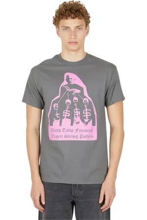 DTF.NYC Homme, Tops, Gris, Taille: M Tulip Mania T-Shirt