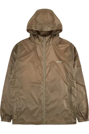 Gramicci Homme, Vestes, Brun, Taille: S Taupe Packable Windbreaker