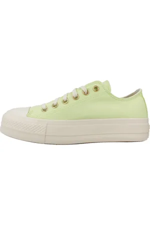 Converse Femme, Chaussures, Vert, Taille: 36 1/2 EU Rehaussez votre style avec Lift Ox