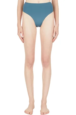 ZIAH Femme, Maillots de bain, Bleu, Taille: 34 FR Retro High Waist Bikini Bottoms