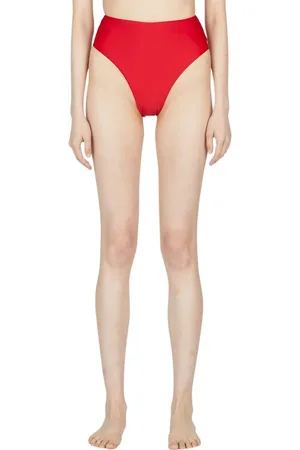 ZIAH Femme, Maillots de bain, Rouge, Taille: 42 FR Retro High Waist Bikini Bottoms