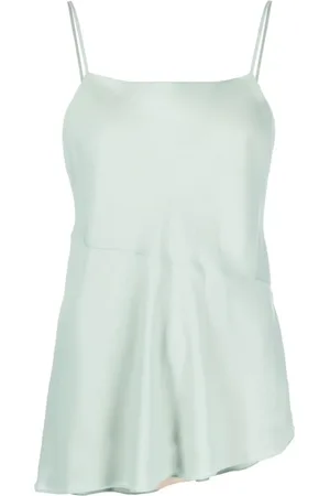 THEORY Femme, Tops, Vert, Taille: 40 FR Haut Camisole Vert Drapé