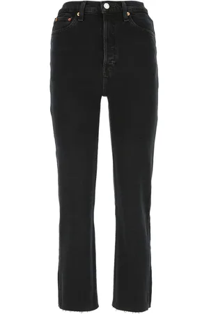 RE/DONE Femme, Jeans, Noir, Taille: W31 Jeans Classiques Straight Leg