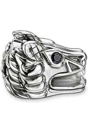 Thomas Sabo Unisex, Accessoires, Gris, Taille: ONE Size Breloque Tête de Dragon 925 Argent