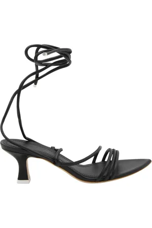 3Juin Femme, Chaussures, Noir, Taille: 36 EU Sandales noires à talon haut et pointu