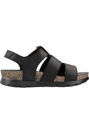 Panama Jack Femme, Chaussures, Noir, Taille: 39 EU Sandales plates élégantes pour femmes