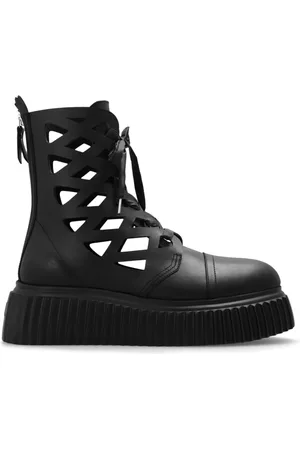 AGL ATTILIO GIUSTI LEOMBRUNI Femme, Chaussures, Noir, Taille: 37 EU Bottines Plateforme Viggy Noires