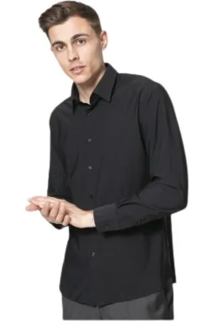 Karl Lagerfeld Homme, Chemises, Noir, Taille: M Chemise Noire Moderne