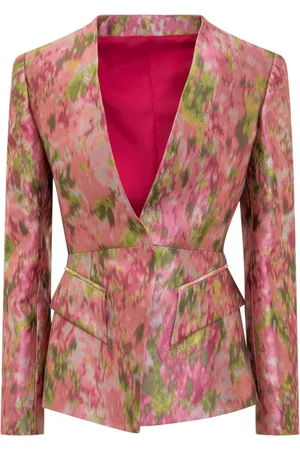 DEL CORE Femme, Vestes, Multicolore, Taille: 38 FR Veste Peplum pour Femmes Modernes
