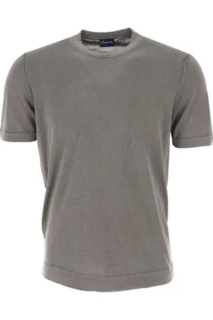 DRUMOHR Homme, Tops, Gris, Taille: M Collection de T-Chemises Homme