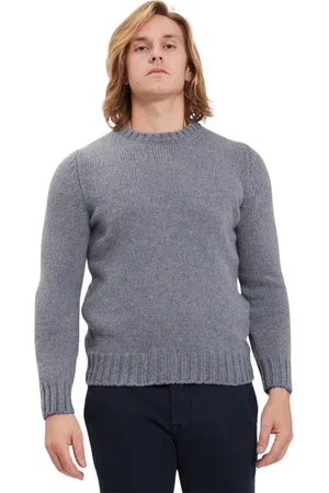Gran Sasso Homme, Pulls, Bleu, Taille: L Pull Col Rond Classique