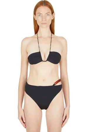 ZIAH Femme, Maillots de bain, Noir, Taille: 42 FR Halter Bikini Top