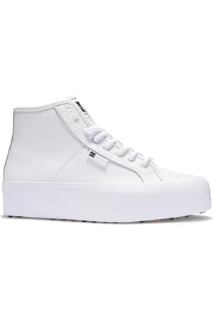 Dcshoes Femme, Chaussures, Blanc, Taille: 37 EU Baskets Tendance